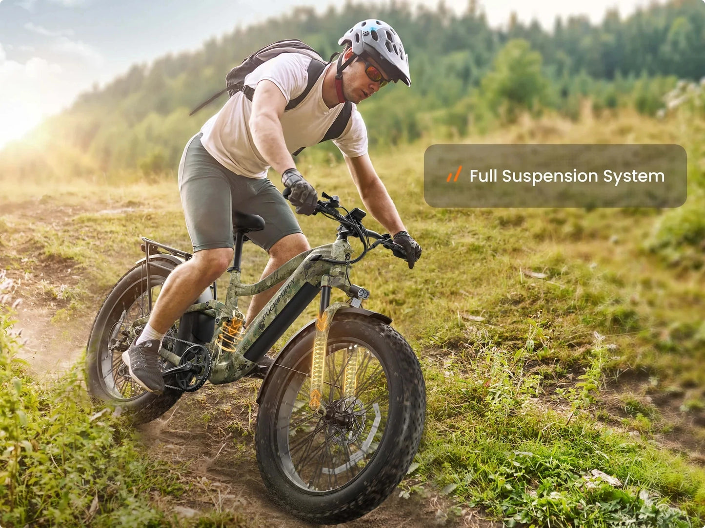 PUCKIPUPPY Boxer Electric Mountain Bike 960W 48V Ebike