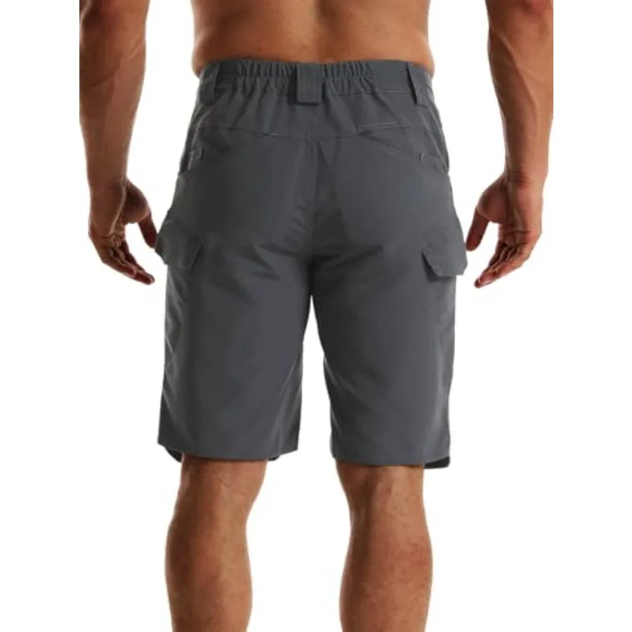Mens Hiking Shorts Waterproof Tactical Cargo Quick Dry With Pockets
