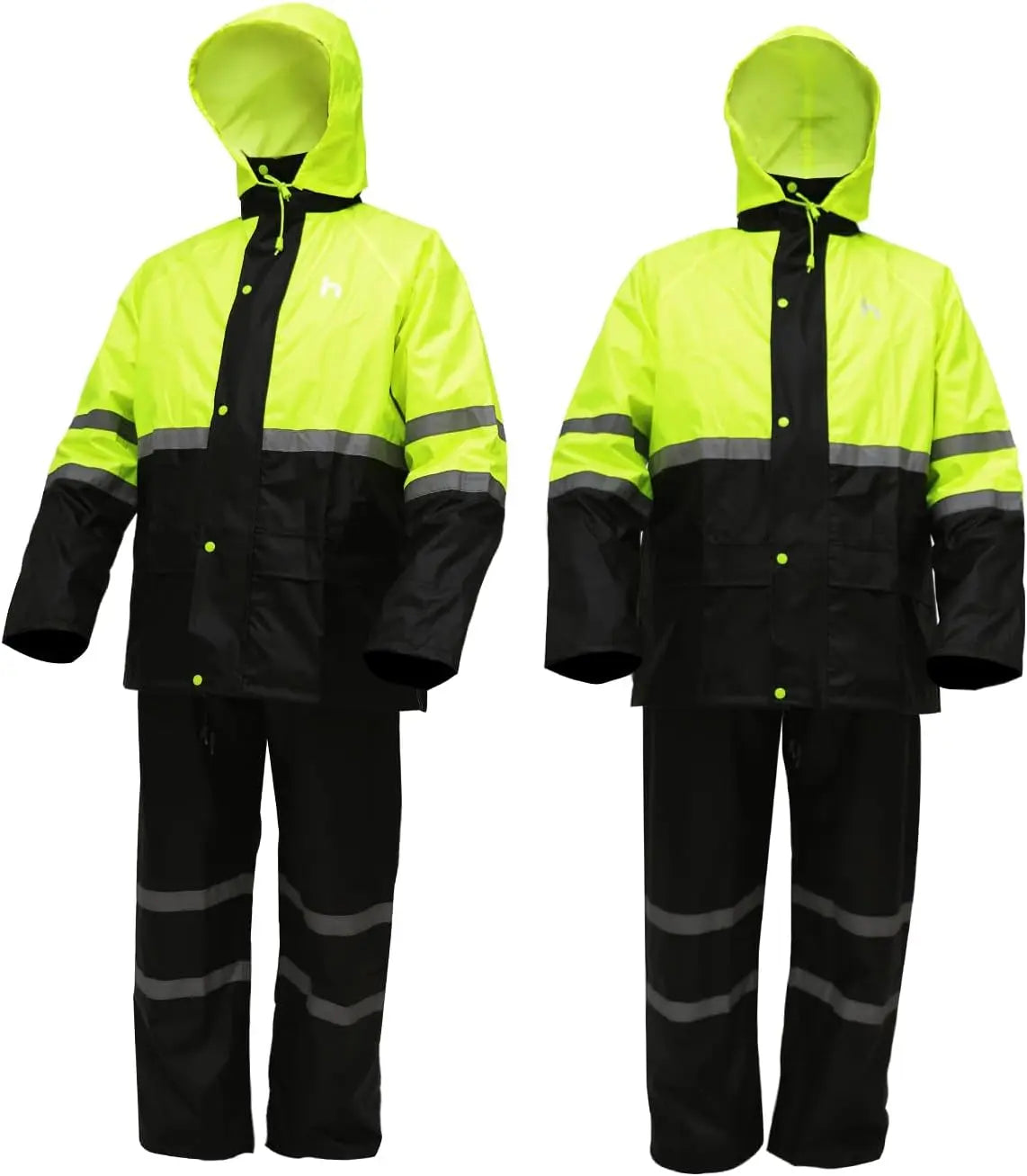 Waterproof Rain Suit For Men And Women Outdoor Hiking Fishing Reflective Gear