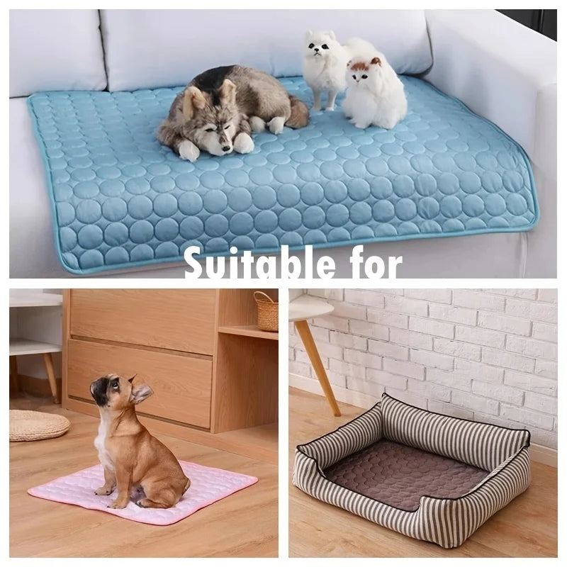 Dog Cooling Mat For Pets Self Cooling Ice Pad