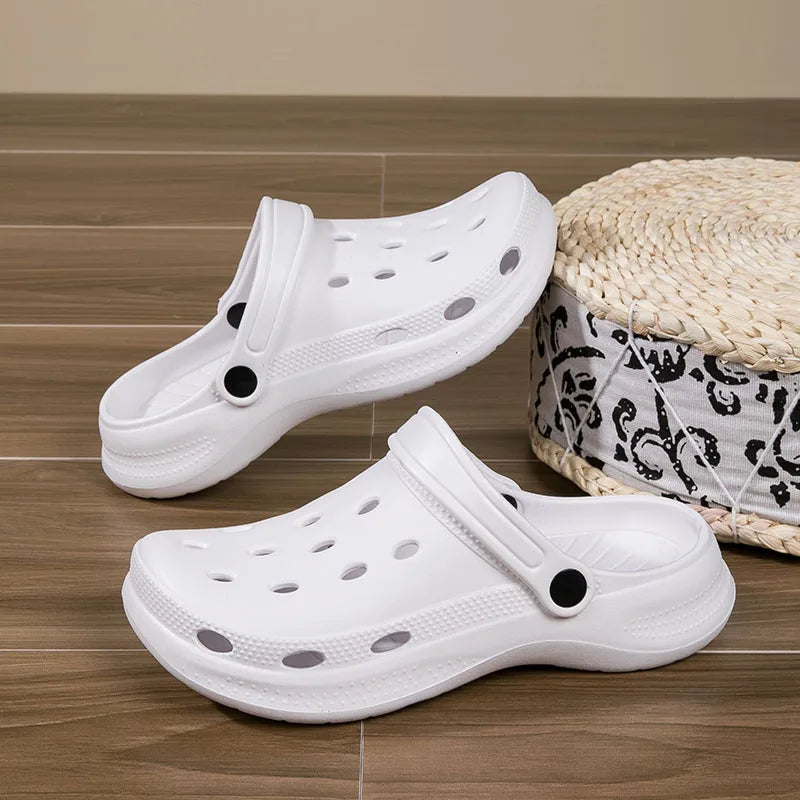 NONE Mens Beach Slides Slippers For Home Garden Lightweight Durable