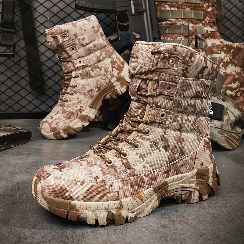 Louis Kadhrcn Men's Hiking Boots Lightweight Tactical Desert Boots