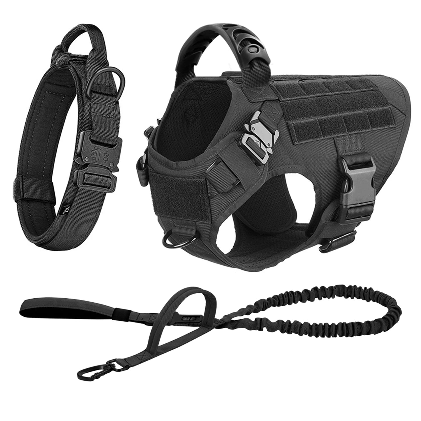 PETRAVEL Nylon Dog Harness And Leash Set For Training Gear
