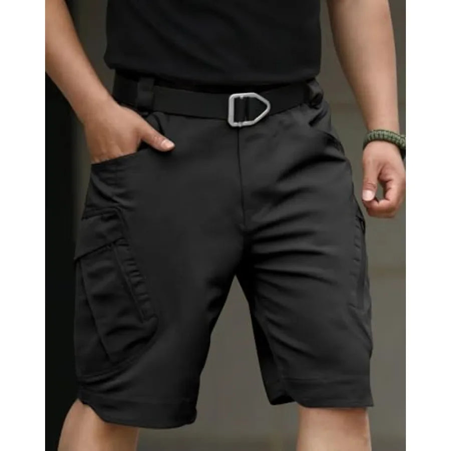Men's Hiking Cargo Shorts Tactical Waterproof With Six Pockets