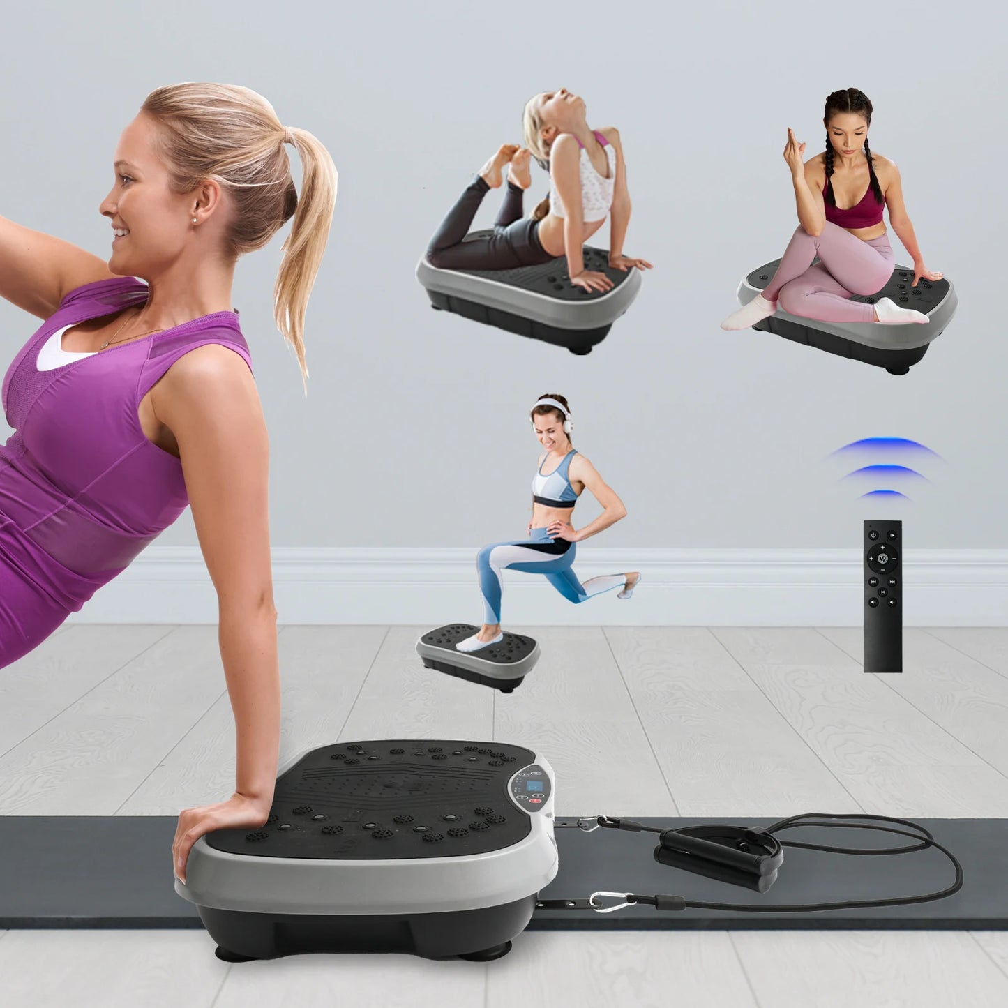 Vibration Plate Exercise Machine For Fat Burning Home Workout