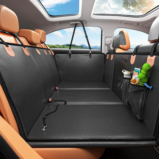 Back Seat Extender for Dogs Waterproof Car Seat Cover
