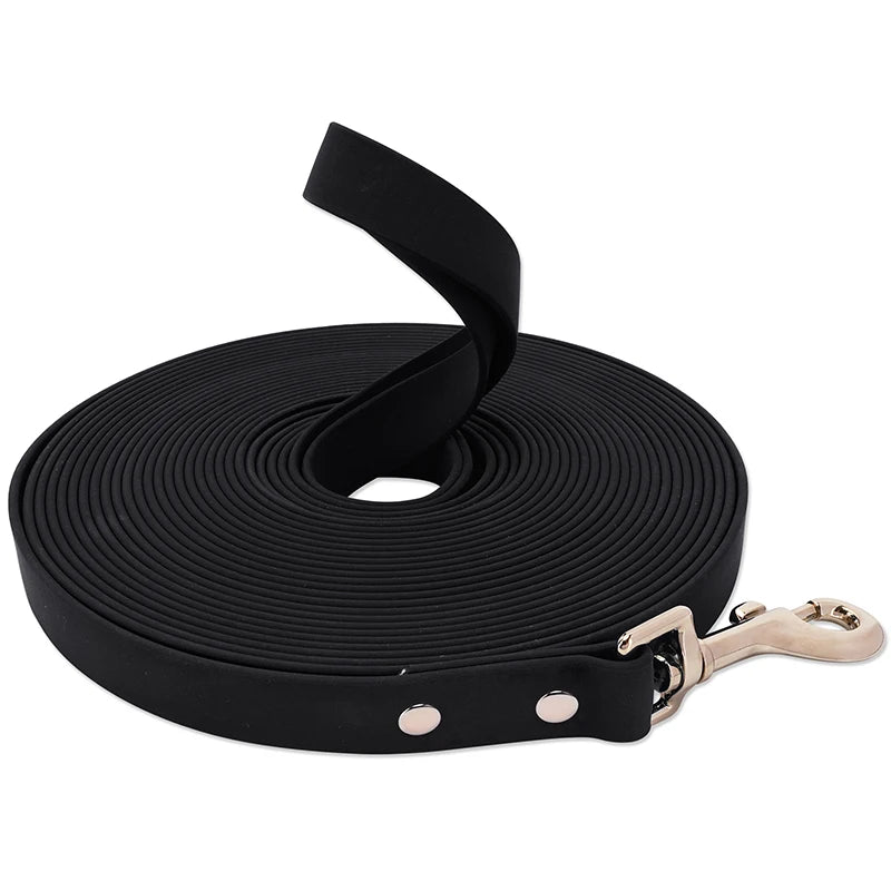 Waterproof Dog Leash PVC Easy Clean Walking Lead Durable