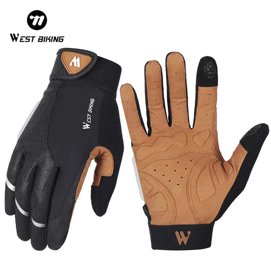 West Biking Off Road Motorcycle Gloves Breathable Anti Slip MTB