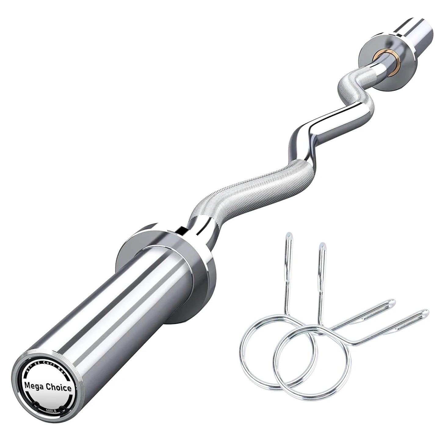 Twister.CK EZ Curl Bar for Powerlifting and Weightlifting