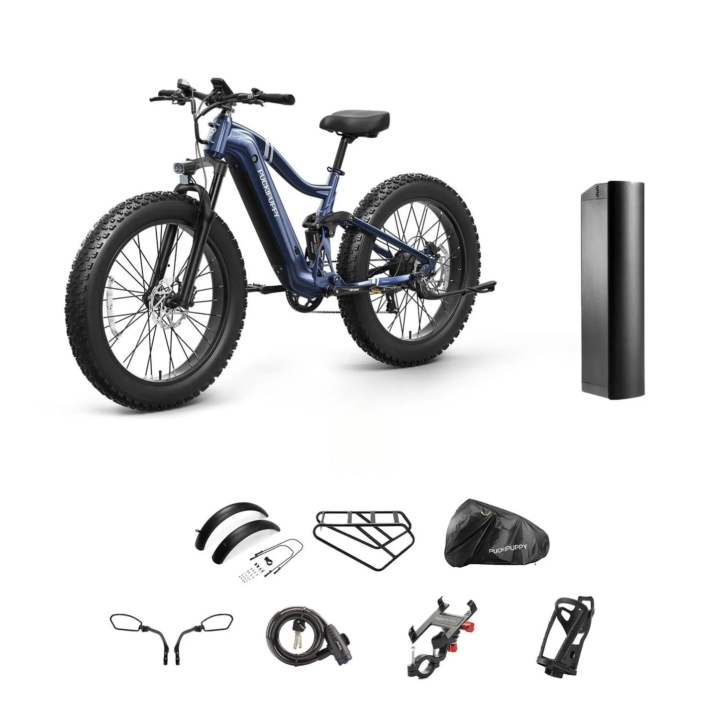 PUCKIPUPPY Boxer Electric Mountain Bike 960W 48V Ebike