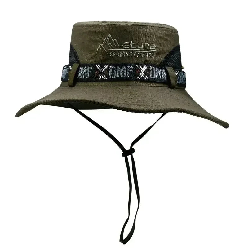Unisex UV Protection Outdoor Bucket Hat With Wide Brim