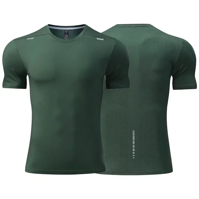 Breathable Summer Mens Cycling Quick Dry Short Sleeve Top
