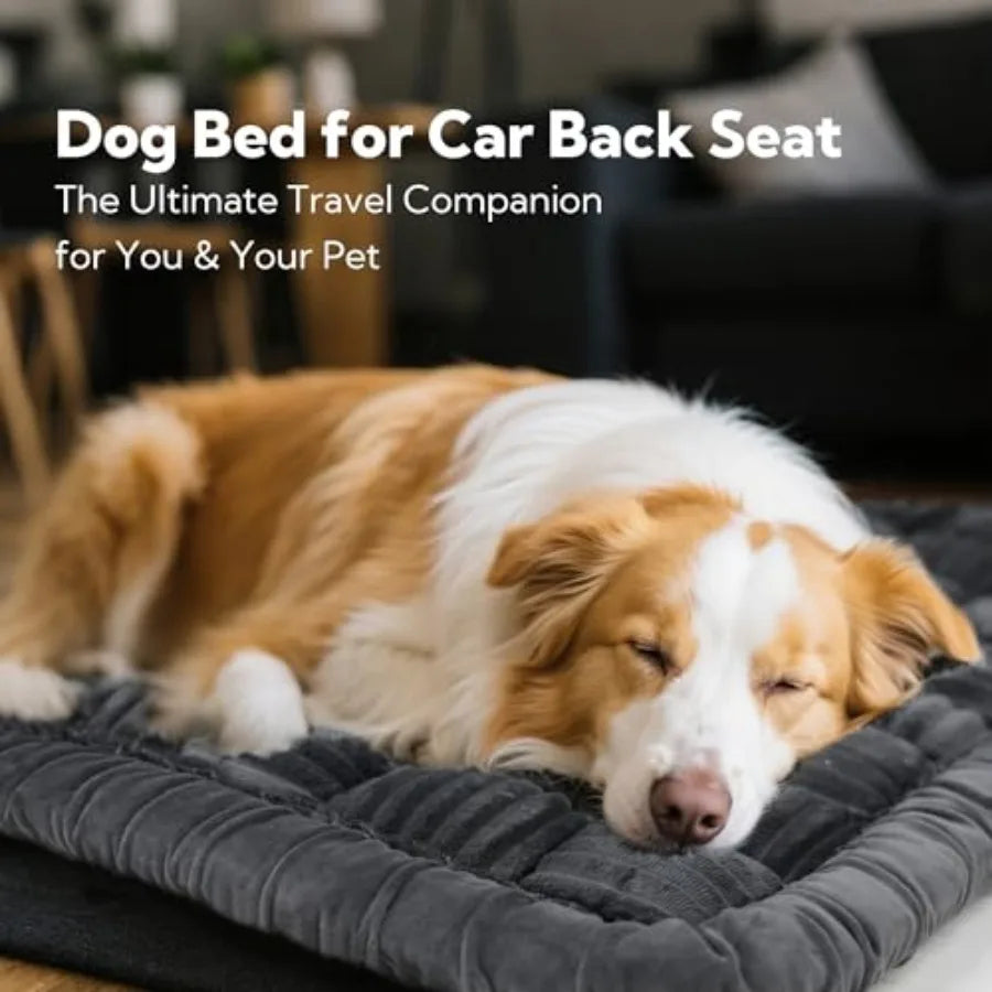 Backseat Car Pet Bed Mat Non Slip Travel Dog Cushion