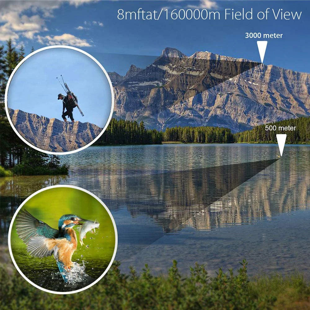 Tensdarcam 60X60 Portable Binoculars For Hunting Camping Hiking