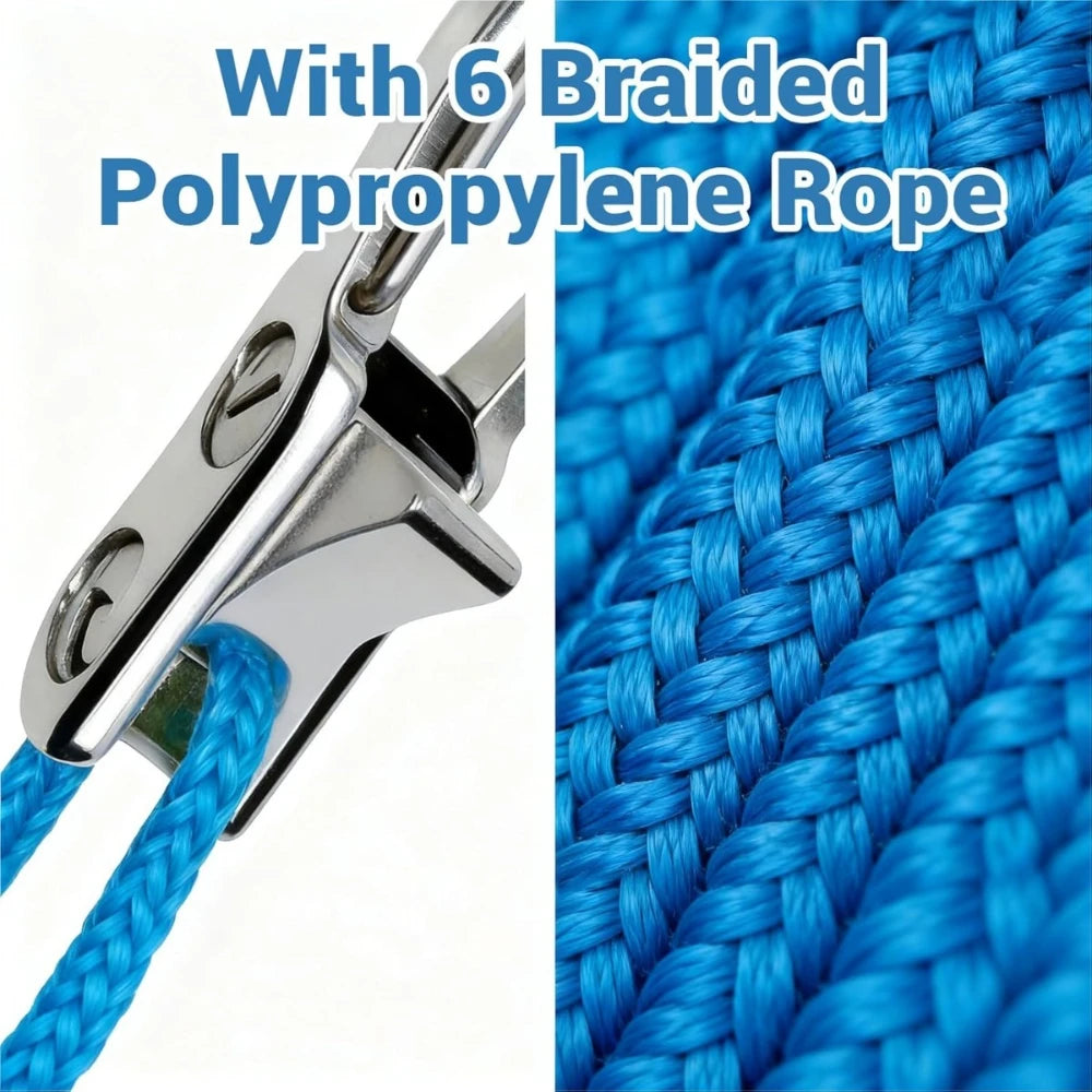 Stainless Steel Rope Tensioner Rollers 6 Pack For Outdoors