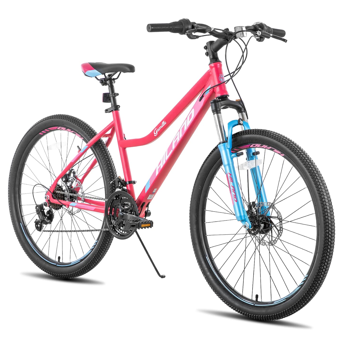 Hiland Womens Mountain Bike With Step-Through Frame Shimano 21 Speeds