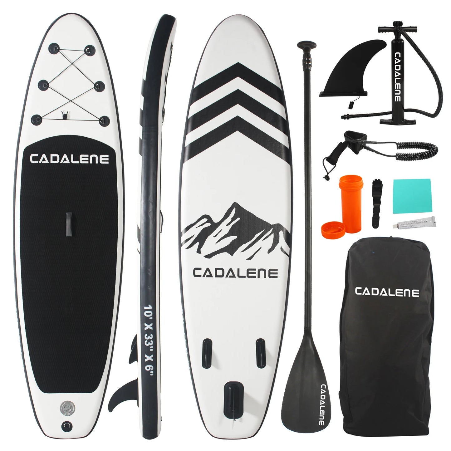CADALENE Inflatable Stand Up Paddle Board With Accessories And Pump