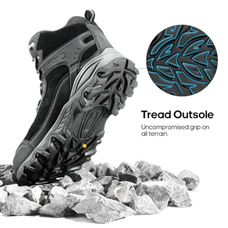 NORTIV 8 Waterproof Hiking Boots For Outdoor Trekking And Mountaineering