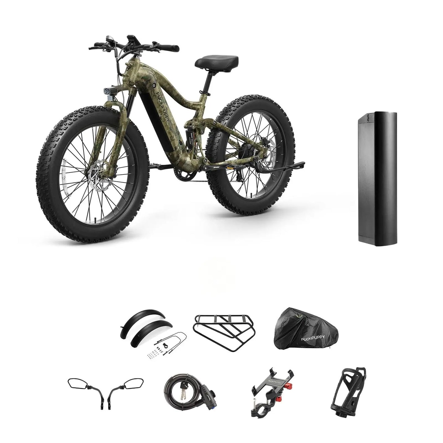 PUCKIPUPPY Boxer Electric Mountain Bike 960W 48V Ebike