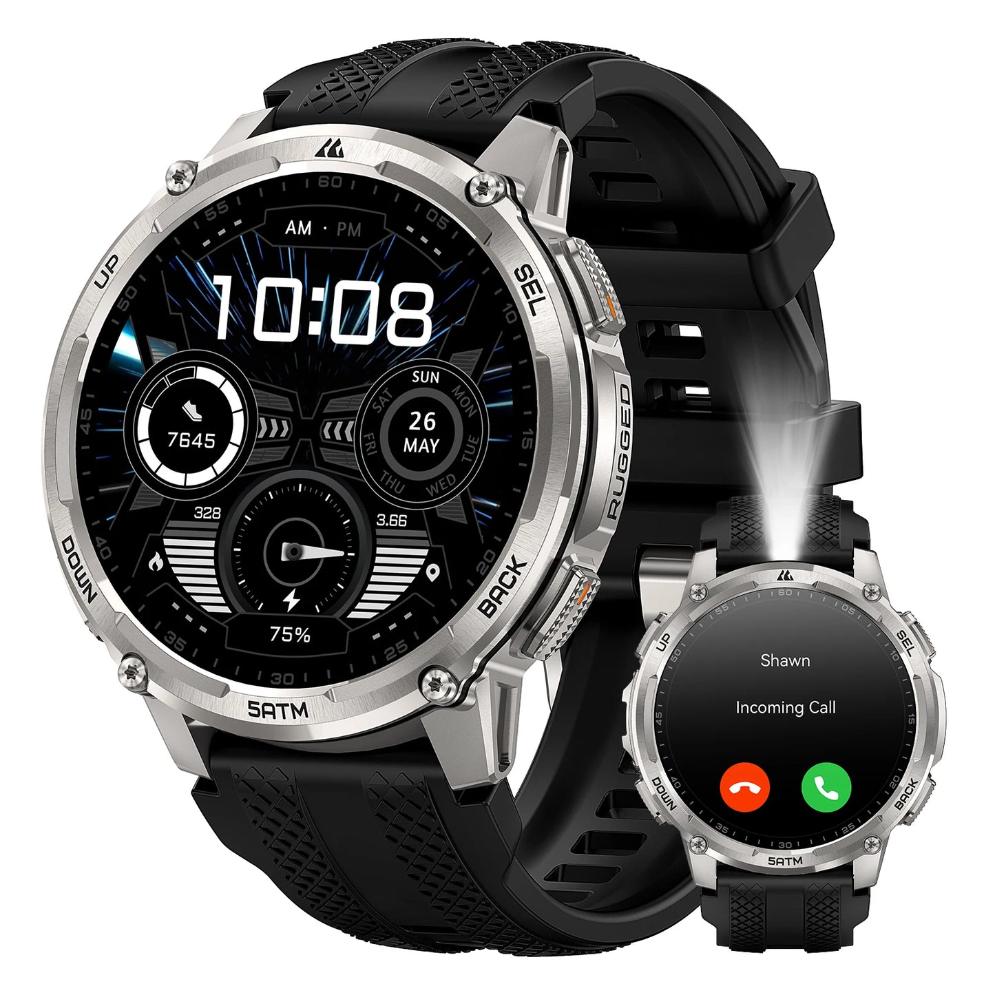 KOSPET Tank T4C Rugged Smartwatch With GPS And Health Tracking