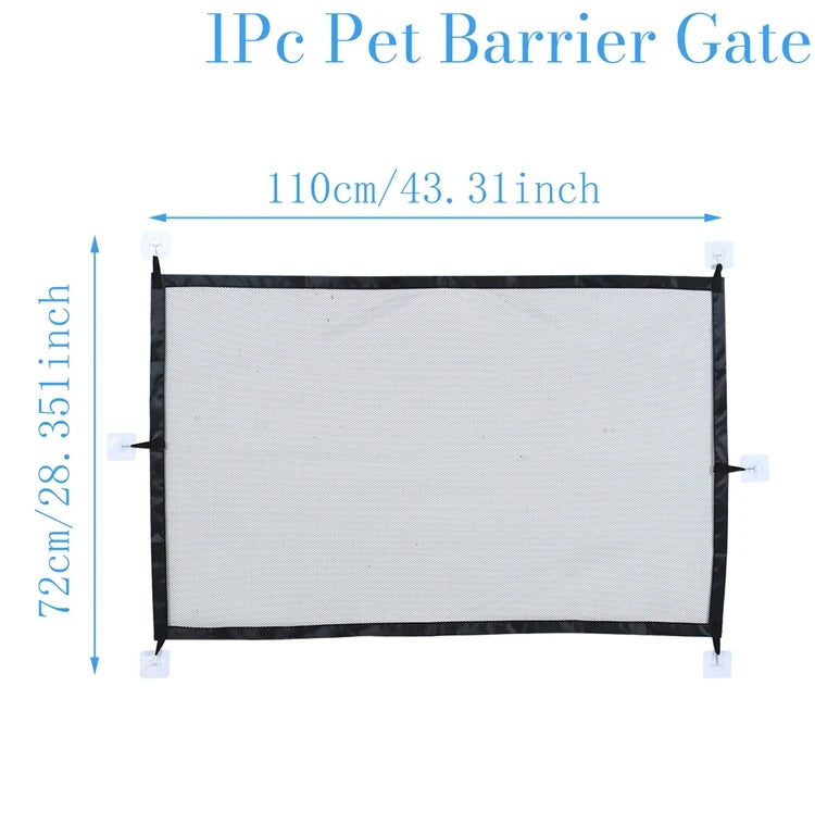Dog Barrier Fence With Foldable Mesh Playpen For Safe Training