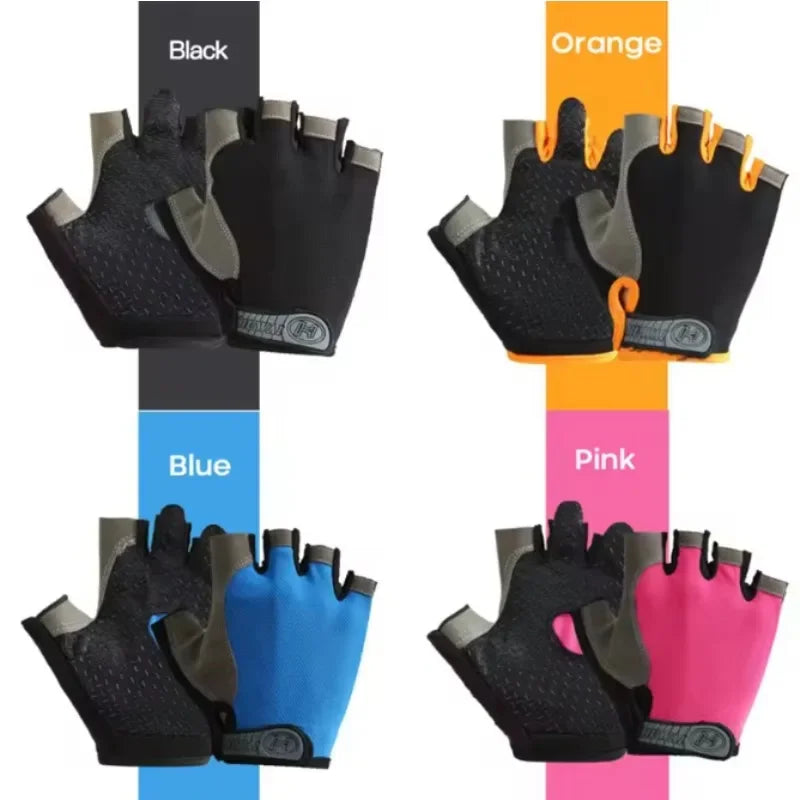 Breathable Anti-Slip Half Finger Cycling Gloves For Men And Women