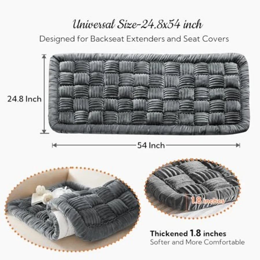 Backseat Car Pet Bed Mat Non Slip Travel Dog Cushion