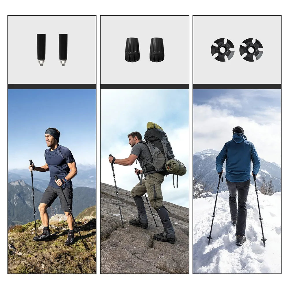 Night Cat Collapsible Lightweight Aluminum Trekking Pole