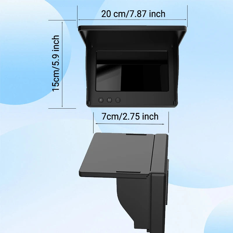 IP68 Waterproof Underwater Fishing Camera With Monitor And Depth Finder