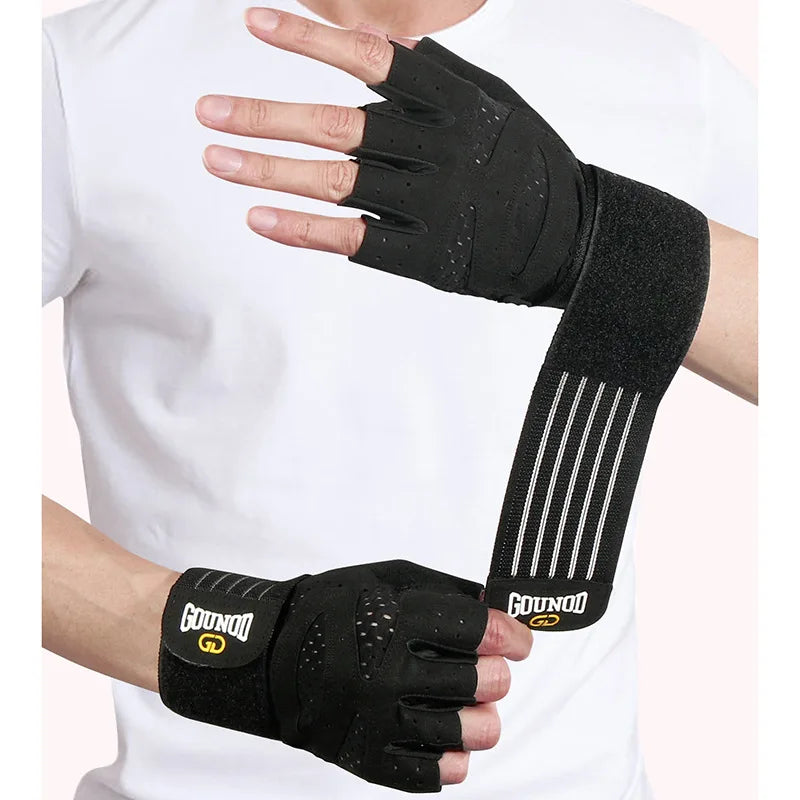 GOUNOD Weightlifting Gloves With Breathable Anti Slip Grip