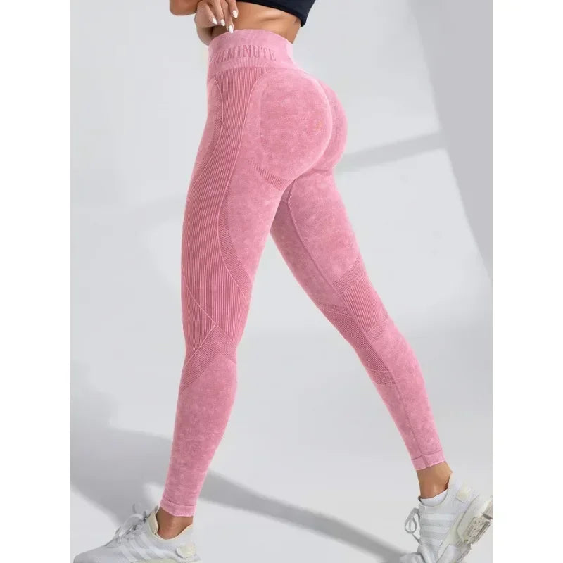 Women's Seamless Yoga Pants High Waist for Hip Lift Workout
