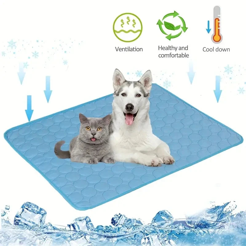 Dog Cooling Mat For Pets Self Cooling Ice Pad