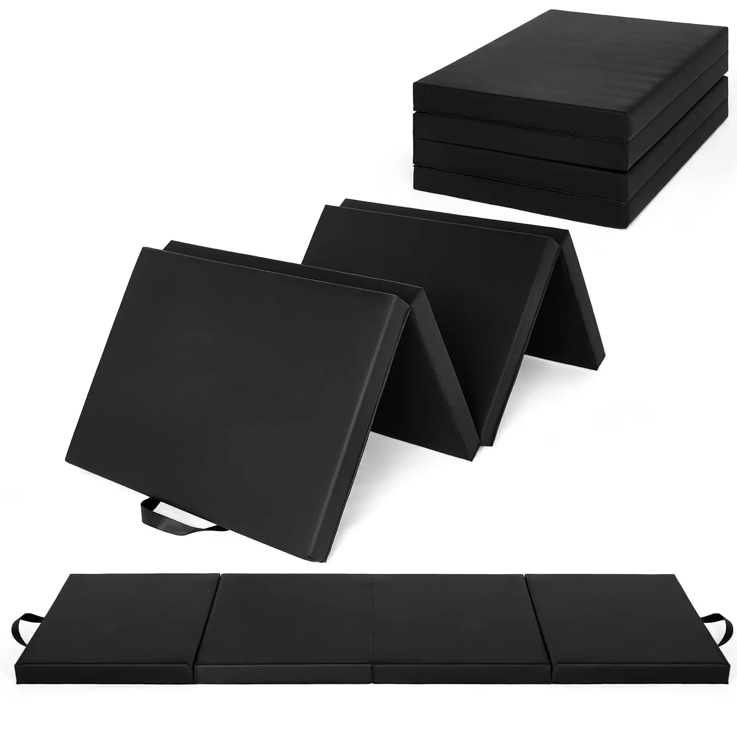 HiMISS Gymnastics Mat 4 Fold 5 Fold Tumbling Exercise Mats
