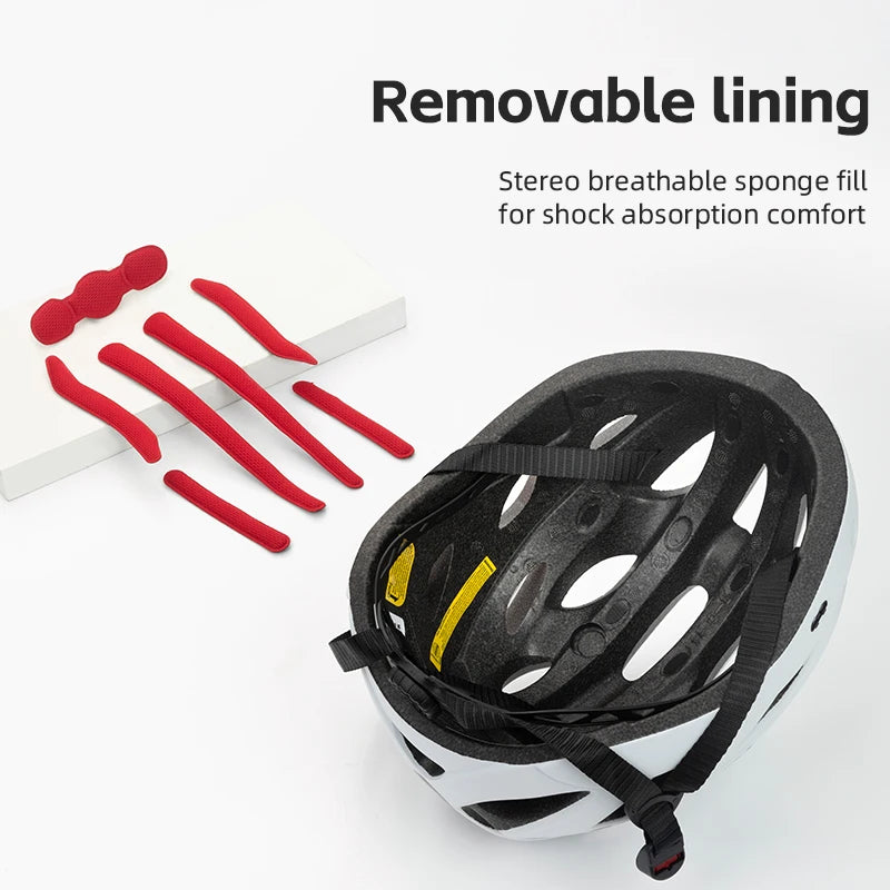 ROCKBROS Cycling Helmet Lightweight Integrated Helmet With Goggles