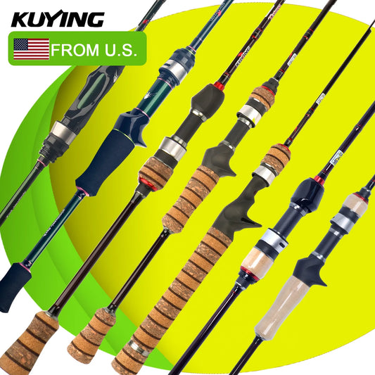 Kuying Lure Rod Casting Spinning River Carbon Fishing Rod