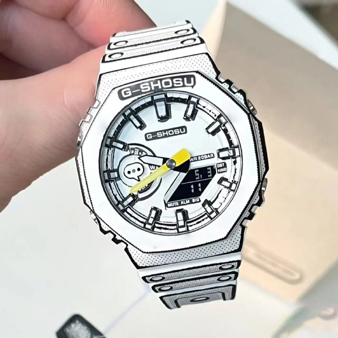 G-SHOSU Oak Series Digital Unisex Sports Watch With World Time