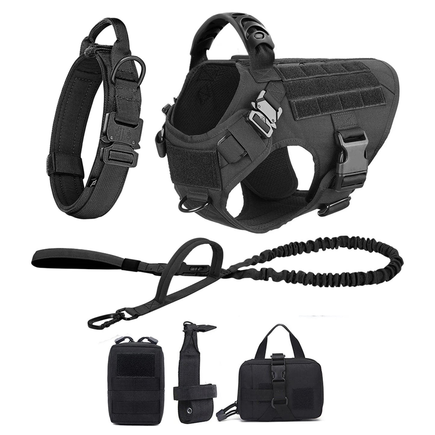 PETRAVEL Nylon Dog Harness And Leash Set For Training Gear