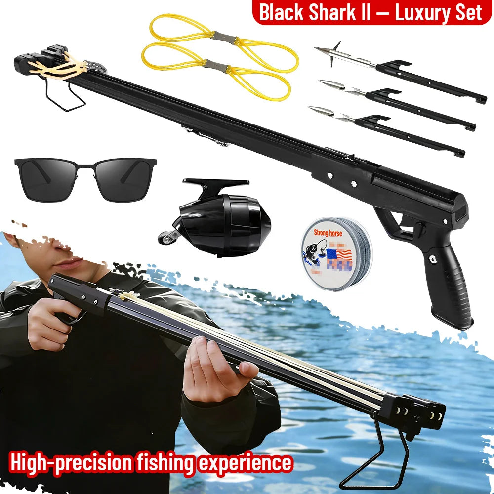 Aluminum Slingshot Rod With Reel For Long Distance Fishing