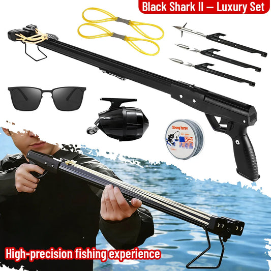 Aluminum Slingshot Rod With Reel For Long Distance Fishing