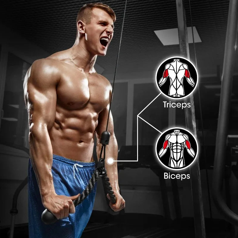Cable Machine Attachments Tricep Bar V Bar For Home Gym