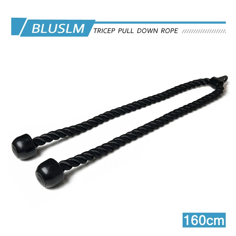 Universal Adjustable Heavy Duty Tricep Rope - Multi-Grip Pulley System Attachment for Cable Machines, Gym and Home Use
