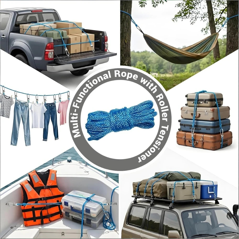 Stainless Steel Rope Tensioner Rollers 6 Pack For Outdoors