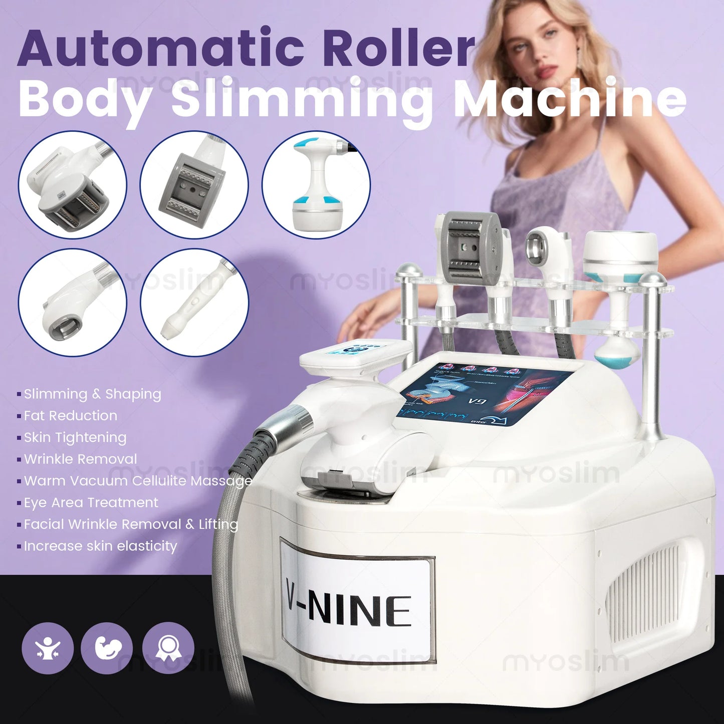 Emszero V Nine 5 In 1 Slimming Machine Cavitation RF