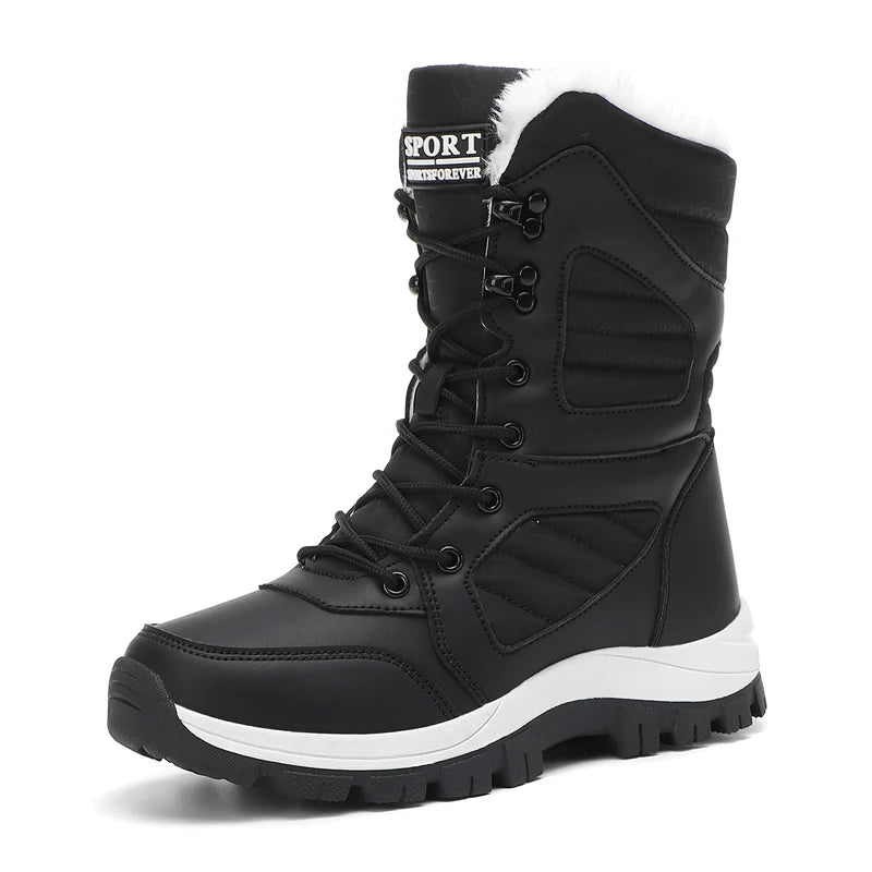 Winter Women's Waterproof High-Top Snow Boots