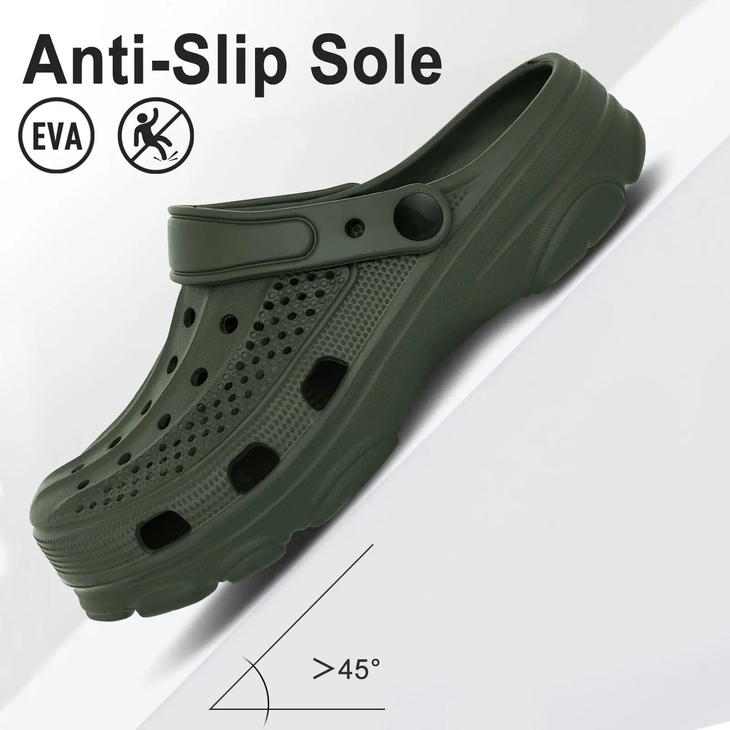 Men Outdoor Sandals Non Slip Breathable EVA Beach Shoes