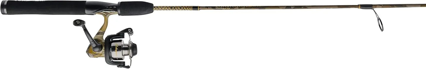 Camo Fishing Rod And Reel Combo For Freshwater Angling