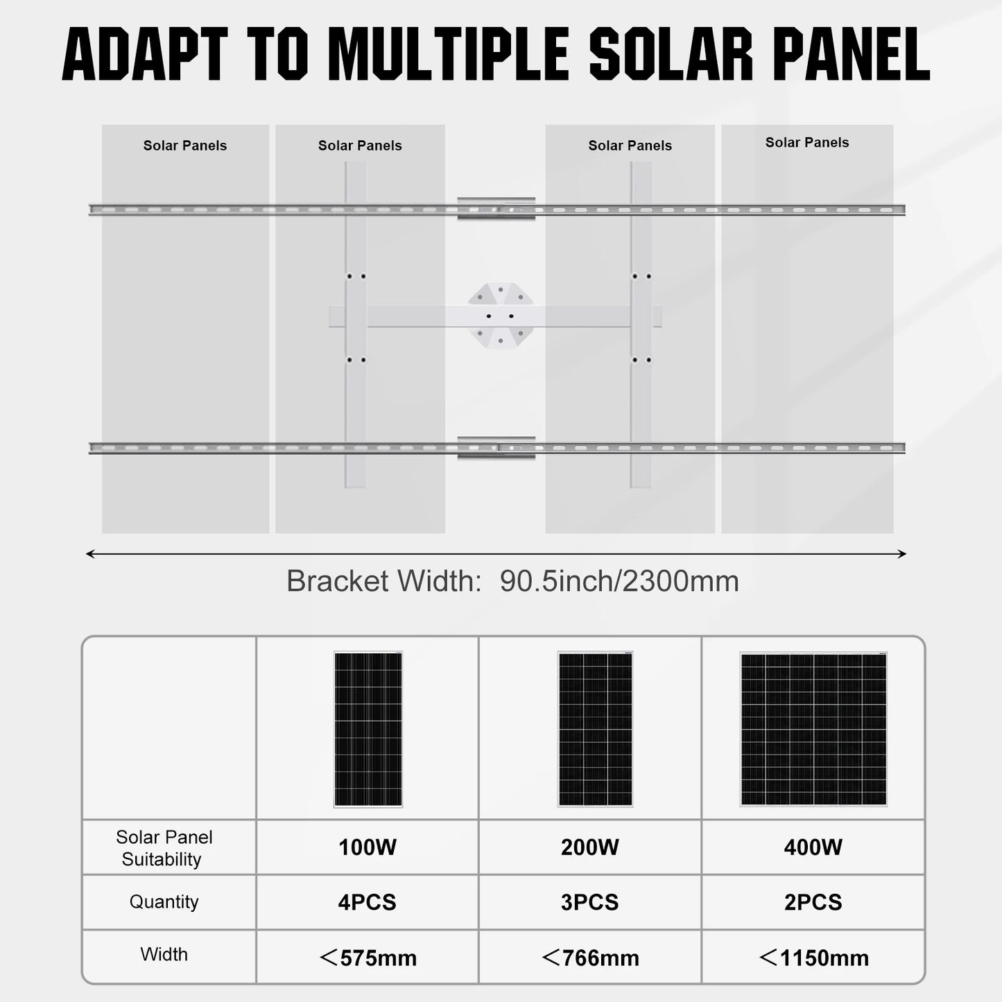 ECO-WORTHY Solar Panel Single Axis Tracking System For Yard