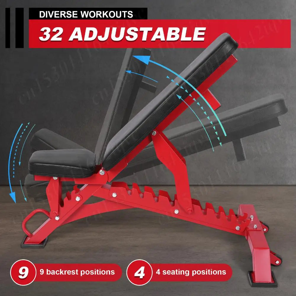 Shunmaii Fitness Equipment Adjustable Incline Decline Heavy Duty Bench