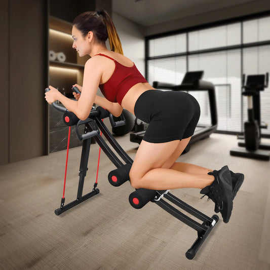 Foldable Ab Machine for Home Gym Core Abdominal Trainer