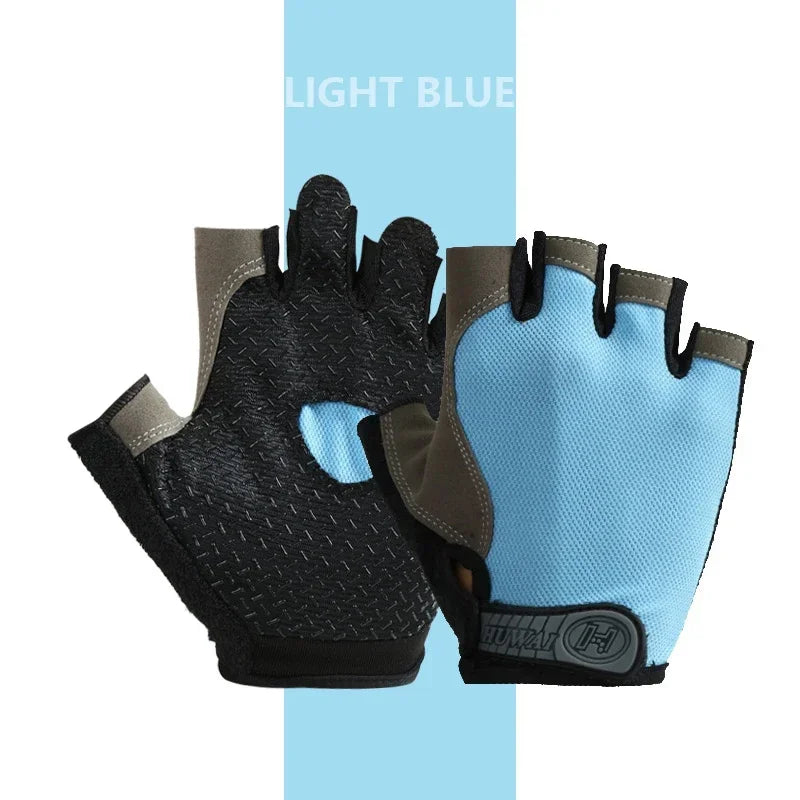 Breathable Anti-Slip Half Finger Cycling Gloves For Men And Women